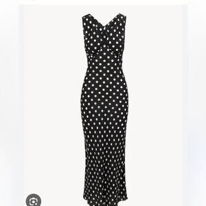 Realisation Par Black & White Polka Dot Maxi Dress